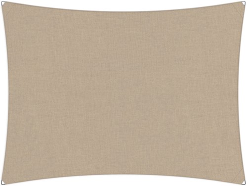 Umbrosa Ingenua schaduwzeil, rechthoekig, afm. 4 x 3 m - Sand (Colorum)