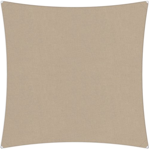 Umbrosa Ingenua schaduwzeil, vierkant, afm. 4 x 4 m - Sand (Colorum)