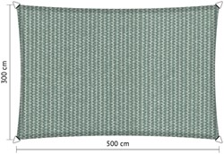 Shadow schaduwdoek, rechthoek, afmeting 3 x 5 m - country blue