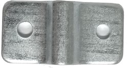 Beslag voor gaaspaneel 4/5 mm, afm.  20 x 36 mm, verzinkt
