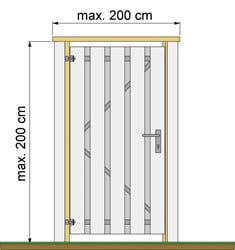 Deurkozijn materiaal met deksloof (12x12-systeem)