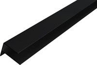 Alu F-profiel voor WEO35-60 - Ebony Black (RAL9005) - 300 cm