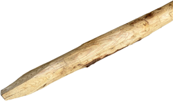 Kastanje geschilde palen - kopmaat Ø 8 / 10 cm - lengte 120 cm 