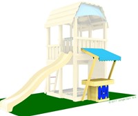 Jungle Gym montagekit Mini Market Module + houtpakket, niet op maat gezaagd-2