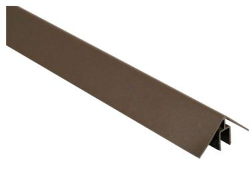 WEO aluminium klikprofiel, 50 x 50mm, lengte 300 cm, Ipe RAL8028