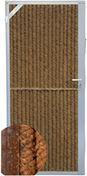 Kokowall tuindeur cortenstaal, afm.  90 x 180 cm (bxh), met cilinderslot