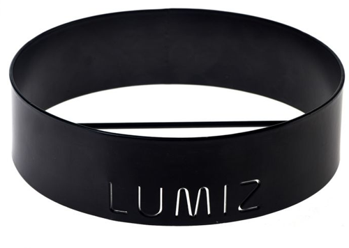 LUMIZ opzetring L voor lampions, diam. 18 cm, zwart, showmodel