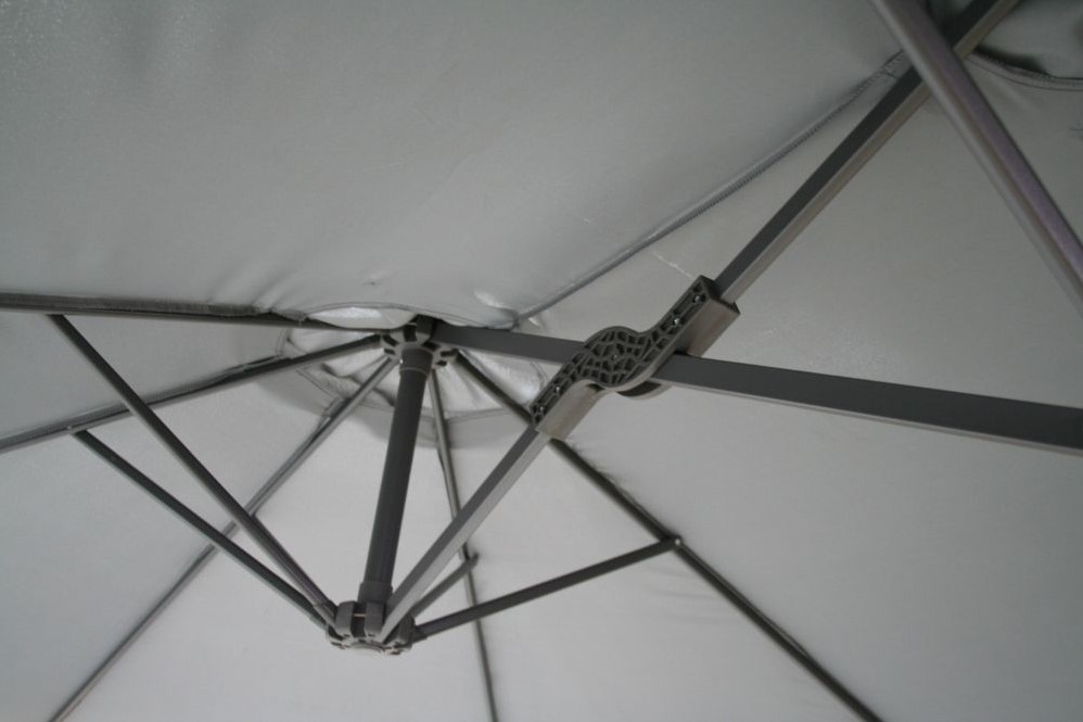 Verklaring Welvarend Vruchtbaar Sens-Line parasol Marbella, afm. 450 x 270 x 270 cm, antraciet bij  Buitengoed