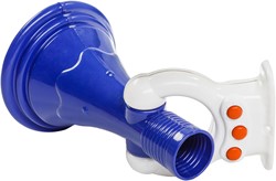 Megafoon blauw/wit KBT