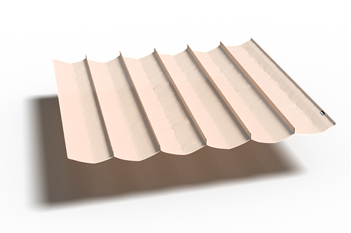 Nesling/Platinum Sun&Shade Coolfit harmonica schaduwdoek, afm. 2 x 4 m, gebroken wit