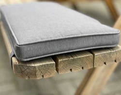 Madison tuinkussen picknicktafel, 27,5 x 55 cm (1-zits) - Outdoor panama grey