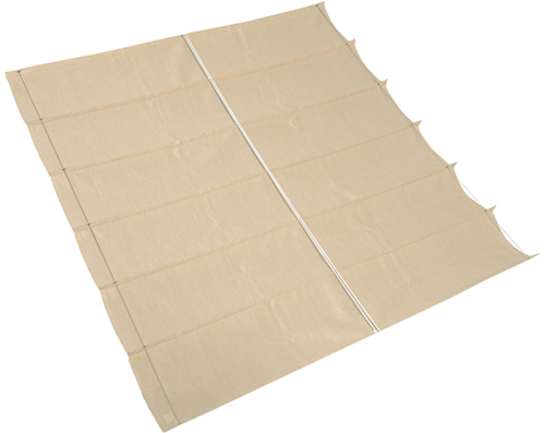 Nesling/Platinum Sun&Shade Coolfit harmonica schaduwdoek, afm. 2 x 4 m, gebroken wit