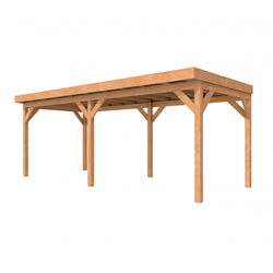 Douglas terrasoverkapping Comfort - afm. 600 x 300 cm