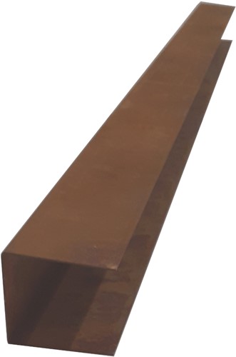 Overzetprofiel cortenstaal kantopsluiting - 6  x 5 x 100 cm-2