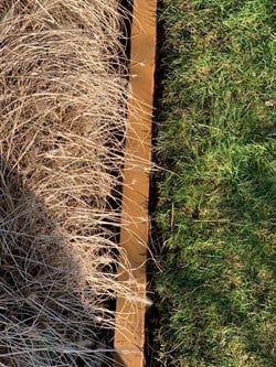 Overzetprofiel cortenstaal kantopsluiting - 6  x 5 x 100 cm