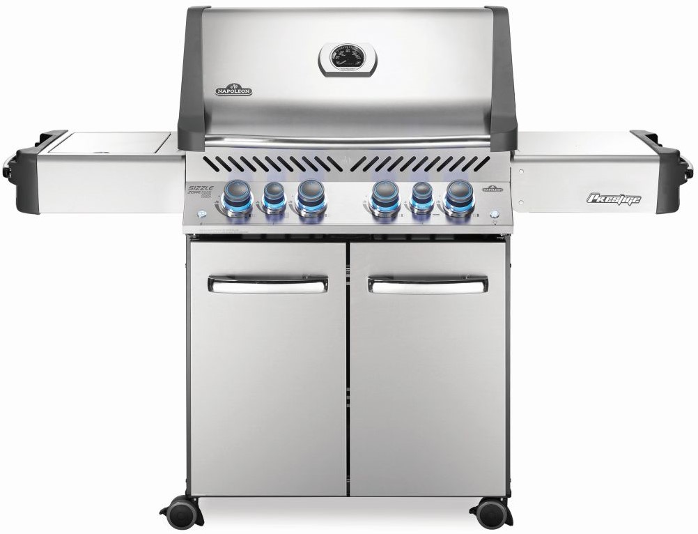 Napoleon Prestige 500 gasbarbecue inclusief draaispit, rvs Napoleon Prestige 500 gasbarbecue inclusief draaispit, rvs