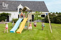 Blue Rabbit 2.0 - speeltoren Pagoda, incl. houtpakket en glijbaan-3