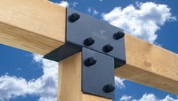 Pergola kit, verlengingelement (2 st), breedte 8,5 cm