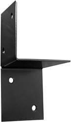 Pergola muurelement, links, zwart - 9,0 x 9,0 cm