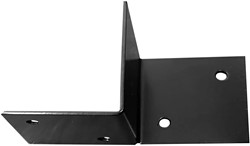 Pergola muurelement, rechts, zwart - 9,0 x 9,0 cm