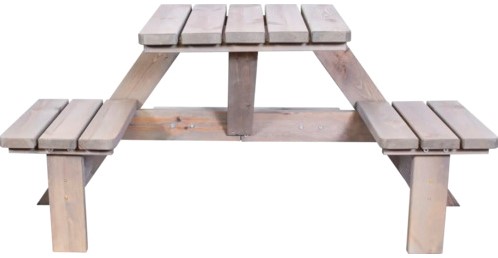 Sens-Line balkonpicknicktafel Berlin Wall, 158 x 58 x 78,5 cm, FSC geïmpregneerd grenen