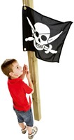 Piratenvlag met hijssysteem -2