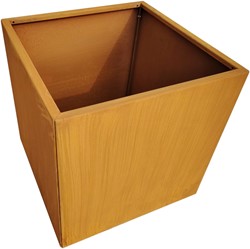 Cortenstalen plantenbak, afm. 60 x 60 x 60 cm