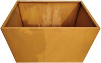 Cortenstalen plantenbak, afm. 90 x 60 x 60 cm