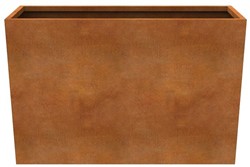 Cortenstalen plantenbak, afm. 120 x 40 x 80 cm