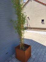 Cortenstalen plantenbak, afm. 90 x 60 x 60 cm-2