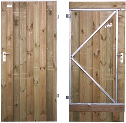 Tuindeur - dicht - enkelzijdig bekleed - 110 cm breed