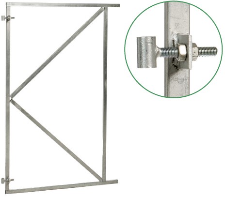 Poortframe, breedte 100, hoogte 155 cm