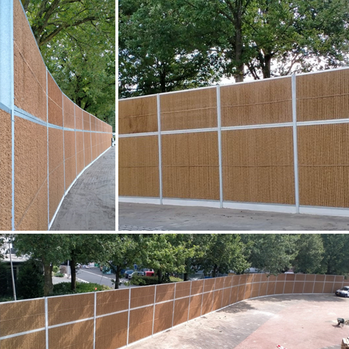 Project Johma - geluidswerende Kokowall Lite schutting