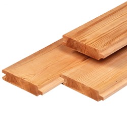 RedGood blokhutprofiel, geschaafd, afm.  2,8 x 14,5 cm, lengte 500 cm