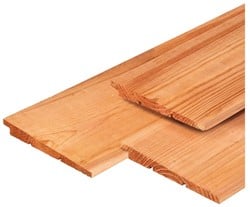 RedGood Zweeds rabat, afm.  1,1/2,2 x 19,5 cm, 1 zijde geschaafd, 1 zijde fijnbezaagd, lengte 300 cm