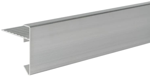 Standaard daktrim 45 x 45 mm - 250cm, aluminium