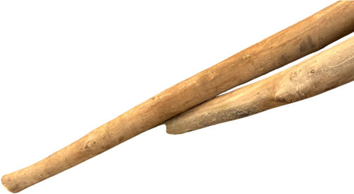Robinia spintvrij geschuurde palen - kopmaat Ø 14 / 16 cm - lengte 250 cm