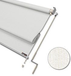 Shadow rolgordijn, afmeting 2,48 x 2,4 m - arctic white