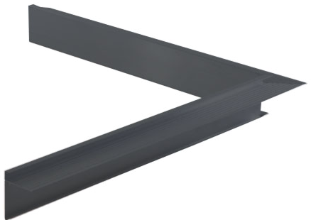 Roval standaard binnenhoek 60 x 64 mm - 500 x 500 mm, RAL 7016 antracietgrijs, op=op