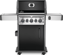 Napoleon Rogue SE425 gasbarbecue met gietijzeren roosters, zwart