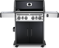 Napoleon Rogue SE525 gasbarbecue, met gietijzeren roosters, zwart