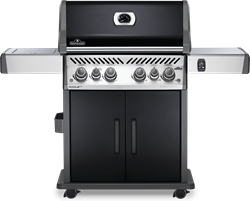 Napoleon Rogue SE525 gasbarbecue, met gietijzeren roosters, zwart