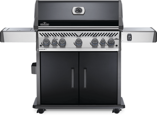 Napoleon Rogue SE625 gasbarbecue, met gietijzeren roosters, zwart