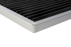 RiZZ deurmat Urban, afm. 58 x 36 cm, zilverkleurig aluminium frame, showmodel (zo goed als nieuw)