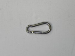 Karabijnhaak, afm. 8 x 80 mm, RVS, voor ophangen schaduwdoek