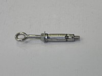 Keilhuls M8 met schroefoog, RVS, voor ophangen schaduwdoek-2