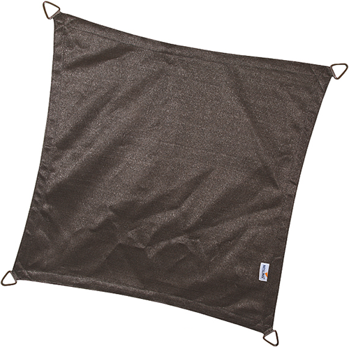 Nesling/Platinum Sun&Shade Coolfit schaduwdoek, vierkant, afmeting 3,6 x 3,6 m, antraciet