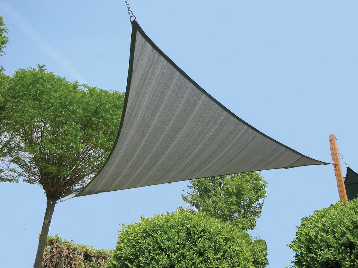 Nesling Dreamsail schaduwdoek, driehoek, afmeting 4 x x 4 m, bij Buitengoed