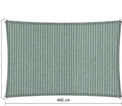 Shadow schaduwdoek, rechthoek, afmeting 3 x 4 m - country blue