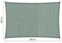 Shadow schaduwdoek, rechthoek, afmeting 4 x 5 m - country blue